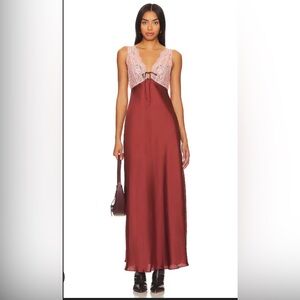 X INTIMATELY FP COUNTRY SIDE MAXI SLIP IN SPARKLING CIDER